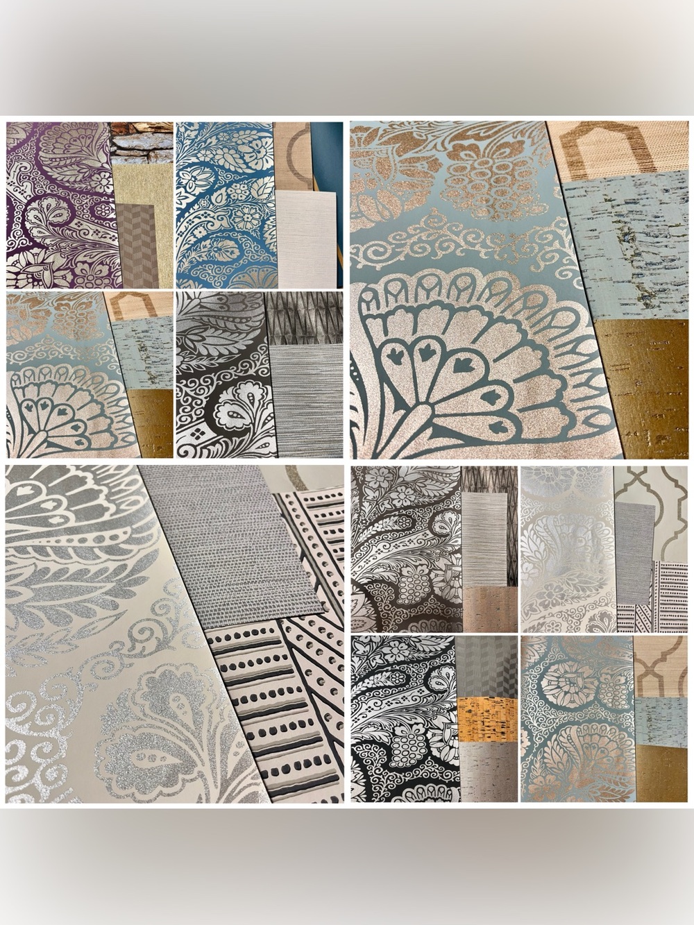 24 Assorted Designer DIY Arts Crafts Scrapbooking Detailed Designs Sheets